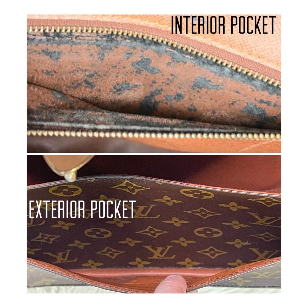 Authentic LOUIS VUITTON Monogram Monceau Bag - Picture 14 of 16